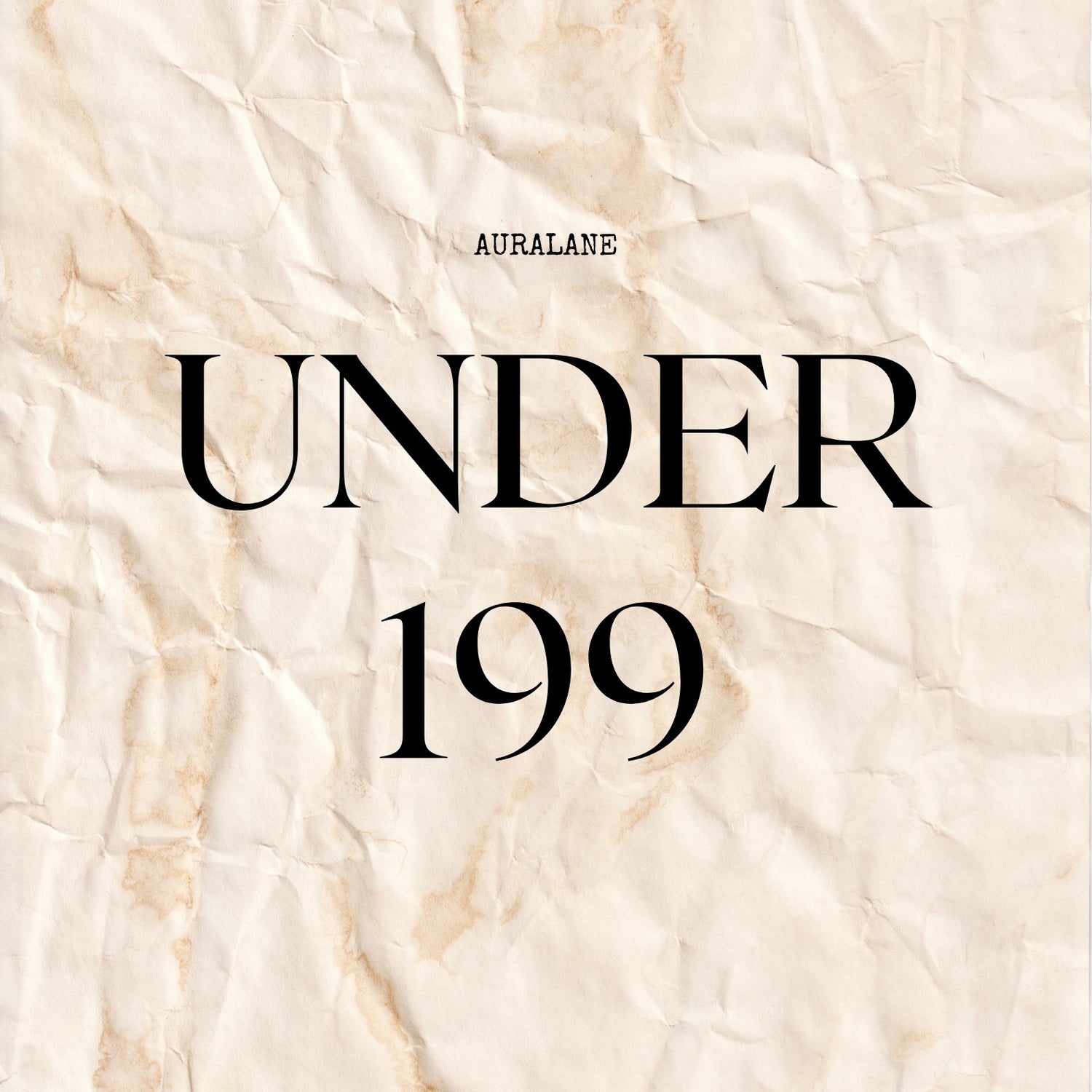 UNDER 199